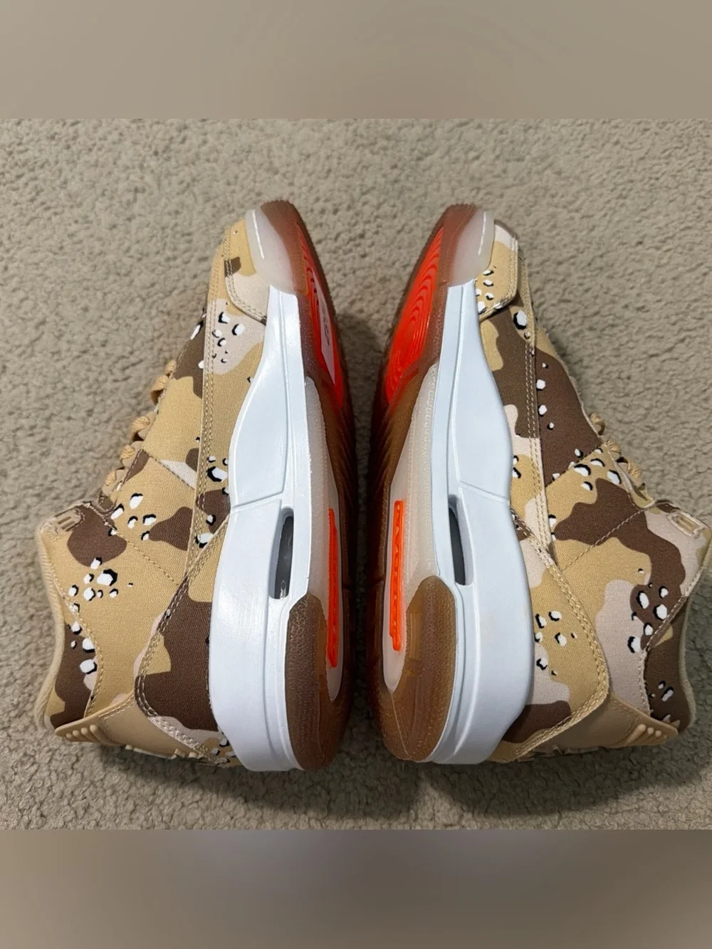 Nike Air Jordan 3 Retro Youth Size 6 Women’s 7.5 Sneakers Shoes HM4301-200 Camo